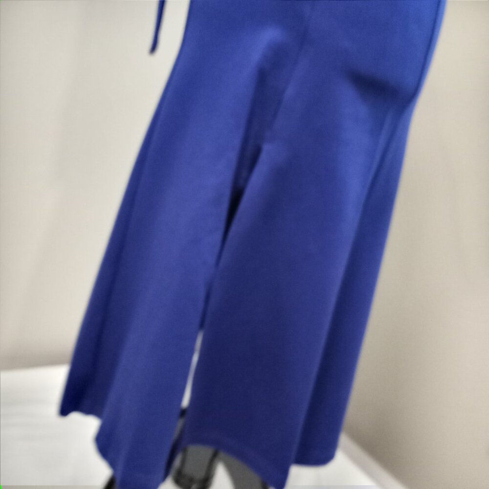 STYLEWE BLUE FIT & FLARE DRESS WITH 3/4 SLEEVE & NECKTIE WOMEN SIZE L - Picture 7 of 15